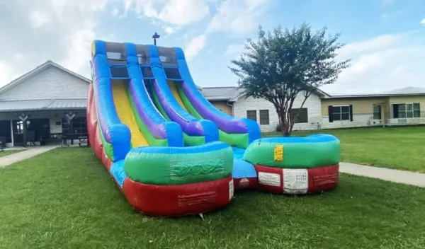 18ft Retro Double (Dry or Wet/Water Slide) - Image 3
