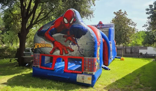 50ft Spider Man Obstacle Course w/ (Dry or Wet/Water Slide) - Image 4
