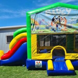 Bluey Bounce House Combo Slide