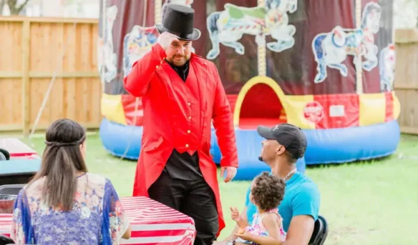 Carousel Bounce House Moonwalk - Image 3