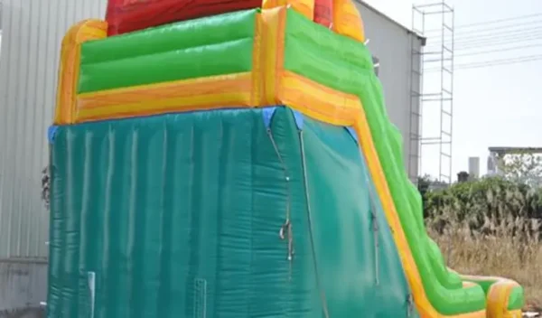 18ft Double Lane Palm Tree Water Slide - Image 5