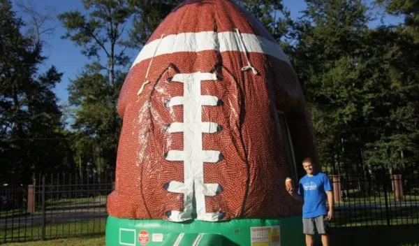 Football Bounce House Moonwalk - Image 3