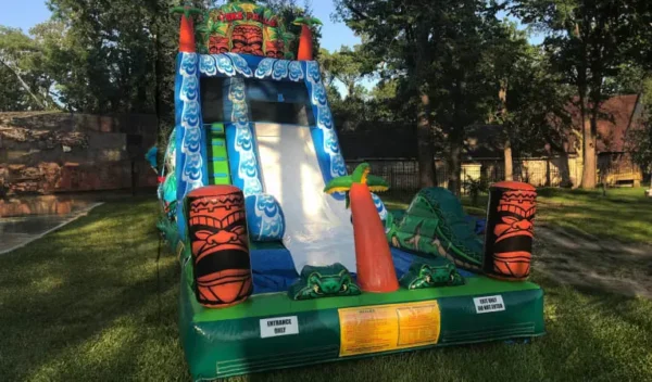 Tiki Falls Water Slide w/ Pool - Image 4