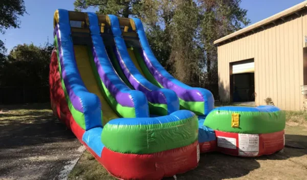 18ft Retro Double (Dry or Wet/Water Slide) - Image 4