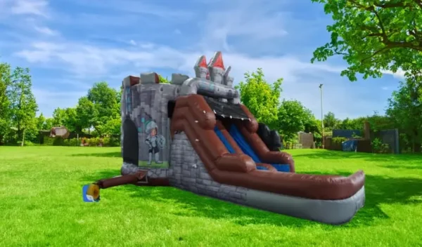 Knights & Dragons Castle Bouncer Combo w/ Wet or Dry Water Slide - Image 8