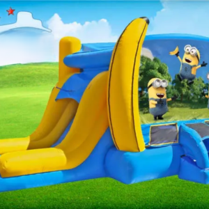 3in1 Minions EZ Bounce House Combo w/ (Dry or Wet/Water Slide)