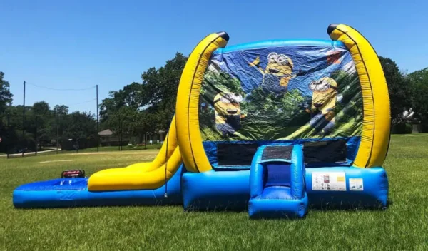 minions-bounce-house-water slide houston