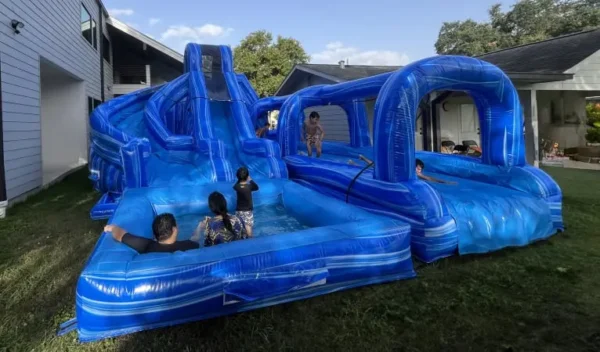 Triple Ocean Helix Dual Lane Slide w/ Slip N Slide - Image 2