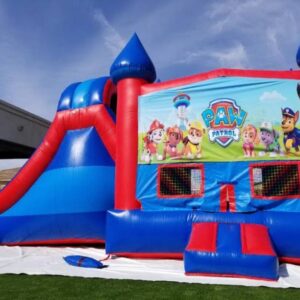 Paw patrol bounce house combo slide