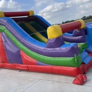 Retro Radical Obstacle & Rockwall Slide