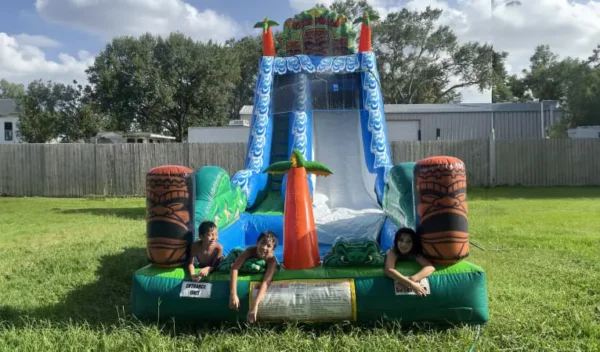 Tiki Falls Water Slide w/ Pool - Image 2