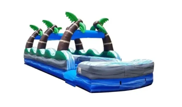 35ft Tropical Palm Dual Lane Slip N Slide