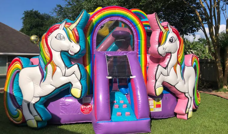 unicorn-bounce-house-rentals unicorn-toddler-bounce-house-houston