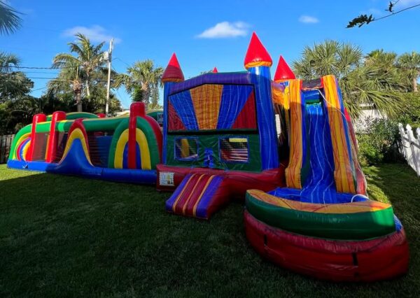Obstacle course/ bounce house combo